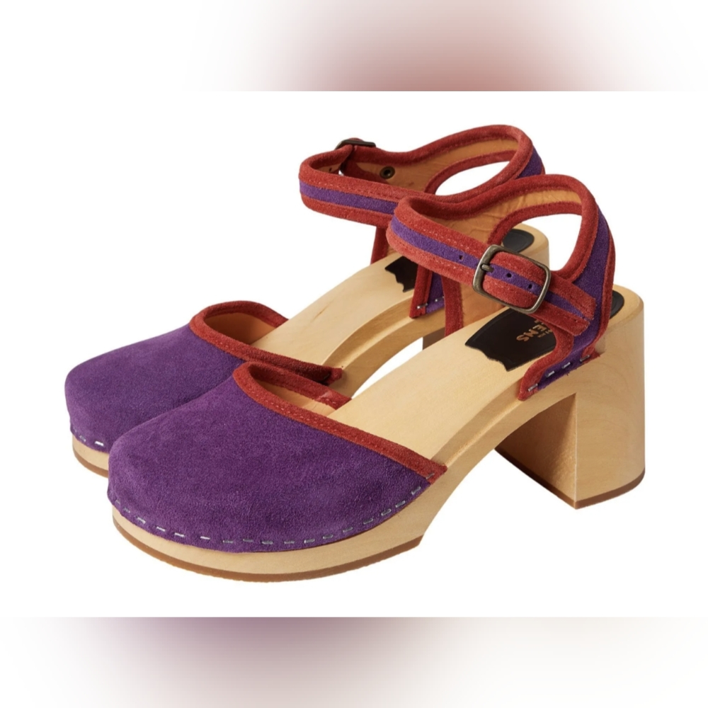 BNIB Swedish Hasbeens Piping Sandal 37